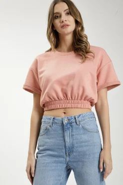 Bluza damska brzoskwiniowa 65333-303<Cross Jeans Discount