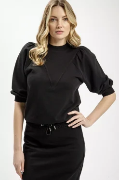 Bluza damska czarna 65410-020<Cross Jeans Outlet