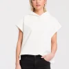 Bluza damska z krótkim rękawem 65343-028<Cross Jeans Fashion