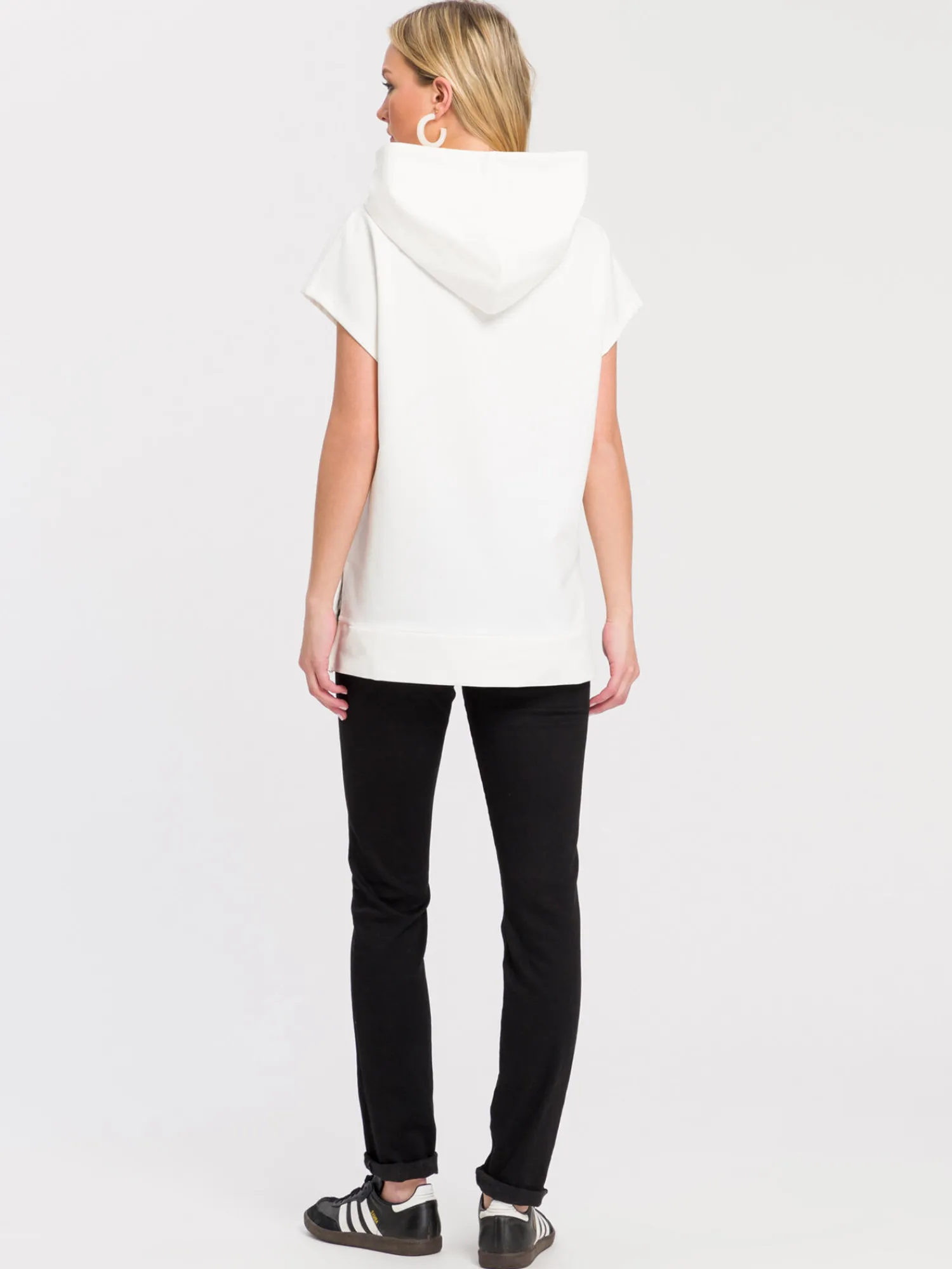 Bluza damska z krótkim rękawem 65343-028<Cross Jeans Fashion