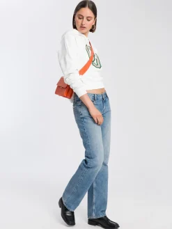 Bluza damska z nadrukiem 65375-028<Cross Jeans Hot