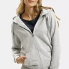 Bluza damska szara z kapturem 65454-004 GREY MELANGE<Cross Jeans Hot
