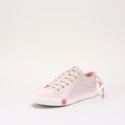 Buty sportowe damskie jasnoróżowe DD2R4058-013<Cross Jeans Online
