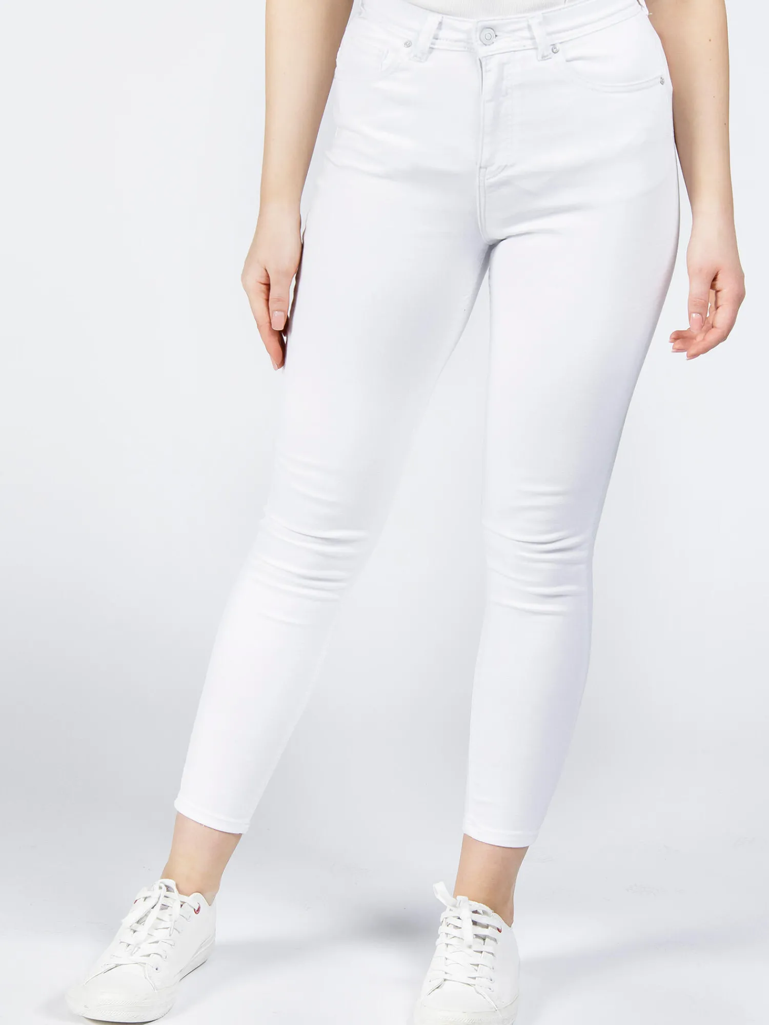 Jeansy damskie białe Super Skinny Fit Judy P 429-027<Cross Jeans Outlet