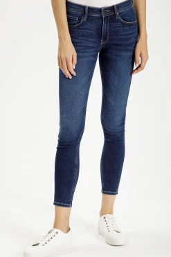 Jeansy damskie ciemnoniebieskie Super Skinny Fit Jolie P 439-008<Cross Jeans Hot