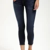 Jeansy damskie ciemnoniebieskie Super Skinny Fit Alyss P 474-122<Cross Jeans New