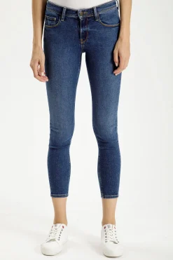 Jeansy damskie ciemnoniebieskie Super Skinny Fit Jolie P 439-011<Cross Jeans Discount