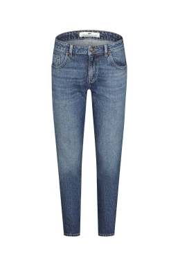 Jeansy damskie ciemnoniebieskie Boyfriend Fit N 580-005<Cross Jeans Best