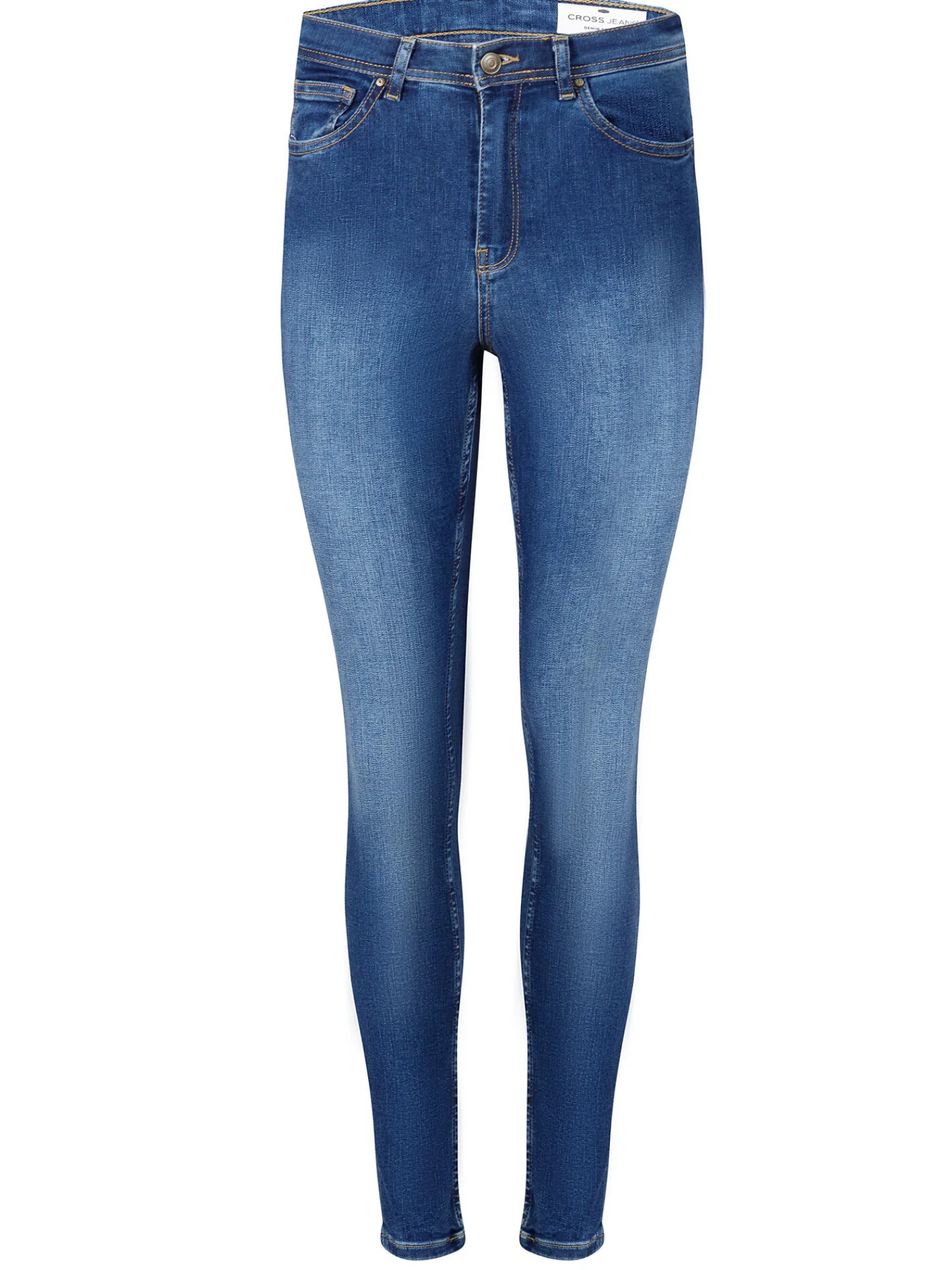 Jeansy damskie ciemnoniebieskie Super Skinny Fit Judy P 429-117<Cross Jeans Hot