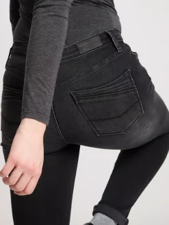 Jeansy damskie ciemnoszare Slim Fit Anya P 489-238<Cross Jeans Outlet