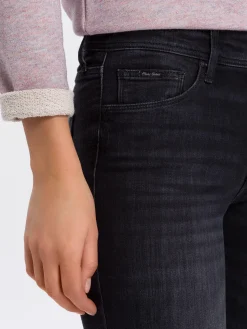 Jeansy damskie czarne Slim Fit Anya P 489-166<Cross Jeans Sale