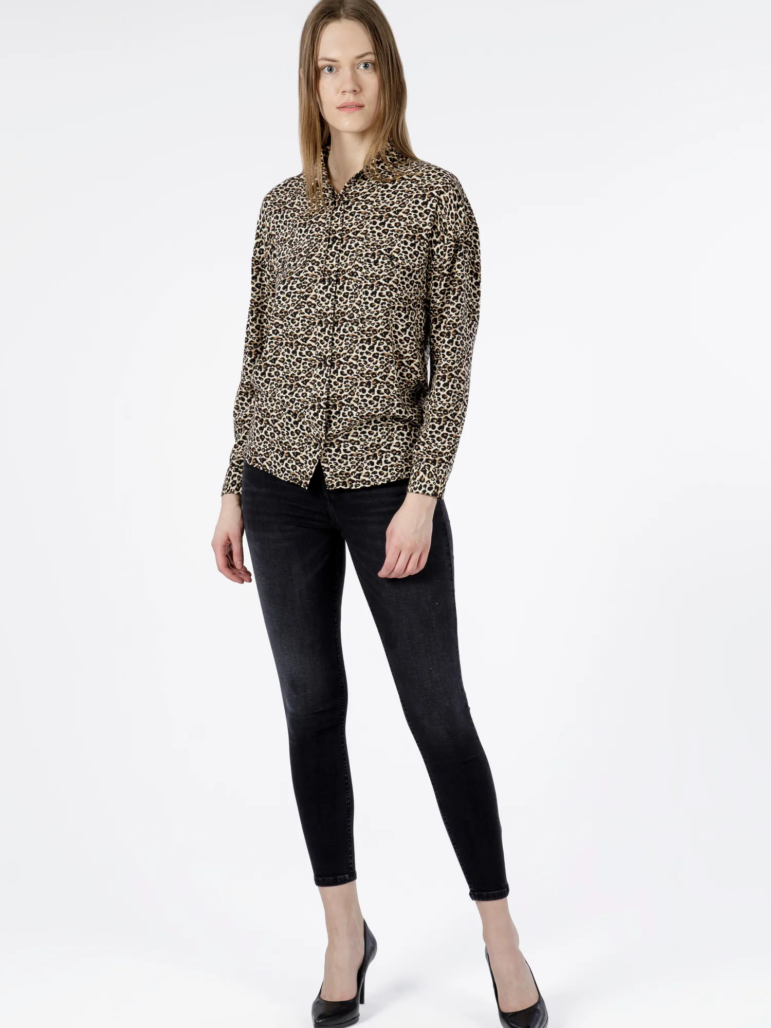 Jeansy damskie czarne Super Skinny Fit Judy P 429-100<Cross Jeans Clearance