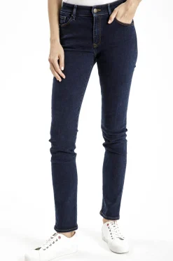 Jeansy damskie granatowe Slim fit Anya P489-190<Cross Jeans Best