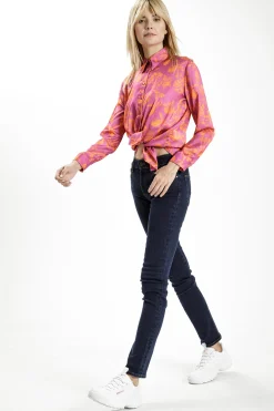 Jeansy damskie granatowe Slim fit  Anya P489-190<Cross Jeans Best