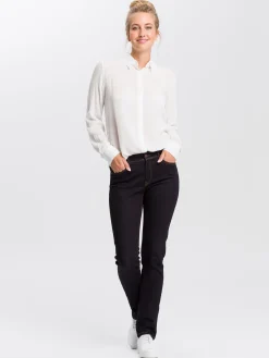 Jeansy damskie granatowe Slim Fit Anya P 489-165<Cross Jeans Online