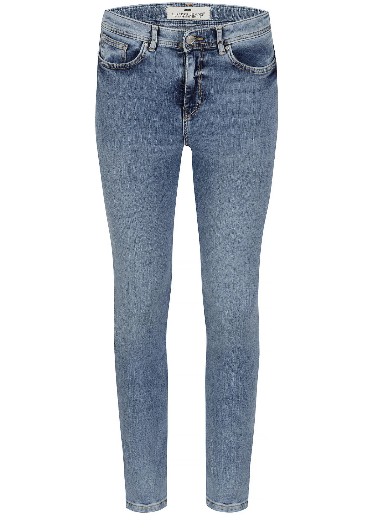 Jeansy damskie jasnoniebieskie Super Skinny Fit Judy P 429-129<Cross Jeans Sale