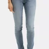 Jeansy damskie niebieskie Slim fit Anya P 489-250<Cross Jeans Fashion