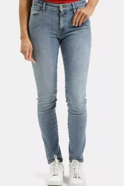 Jeansy damskie niebieskie Slim fit Anya P 489-250<Cross Jeans Fashion