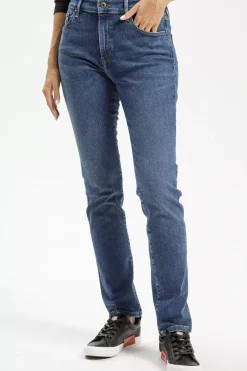 Jeansy damskie niebieskie Slim Fit Anya P 532-012<Cross Jeans Sale
