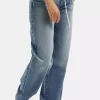 Jeansy damskie niebieskie Baggy Fit P 546-009<Cross Jeans Best