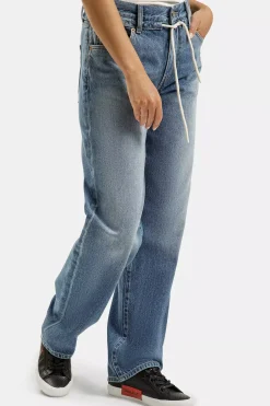 Jeansy damskie niebieskie Baggy Fit P 546-009<Cross Jeans Best