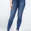 Jeansy damskie z wysokim stanem Judy P 429-105<Cross Jeans New