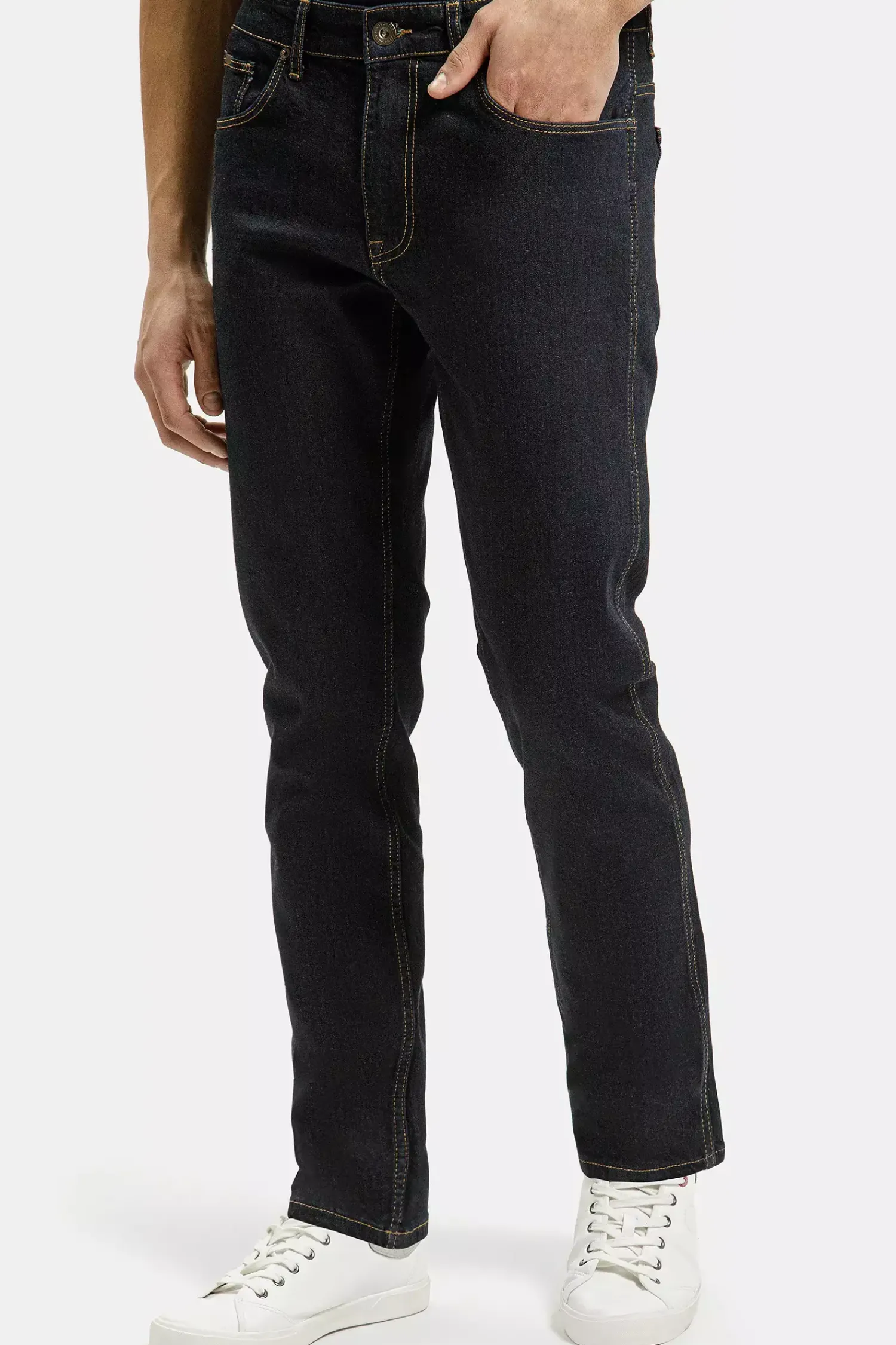 Jeansy męskie granatowe Regular Fit Greg C 132-144<Cross Jeans Discount