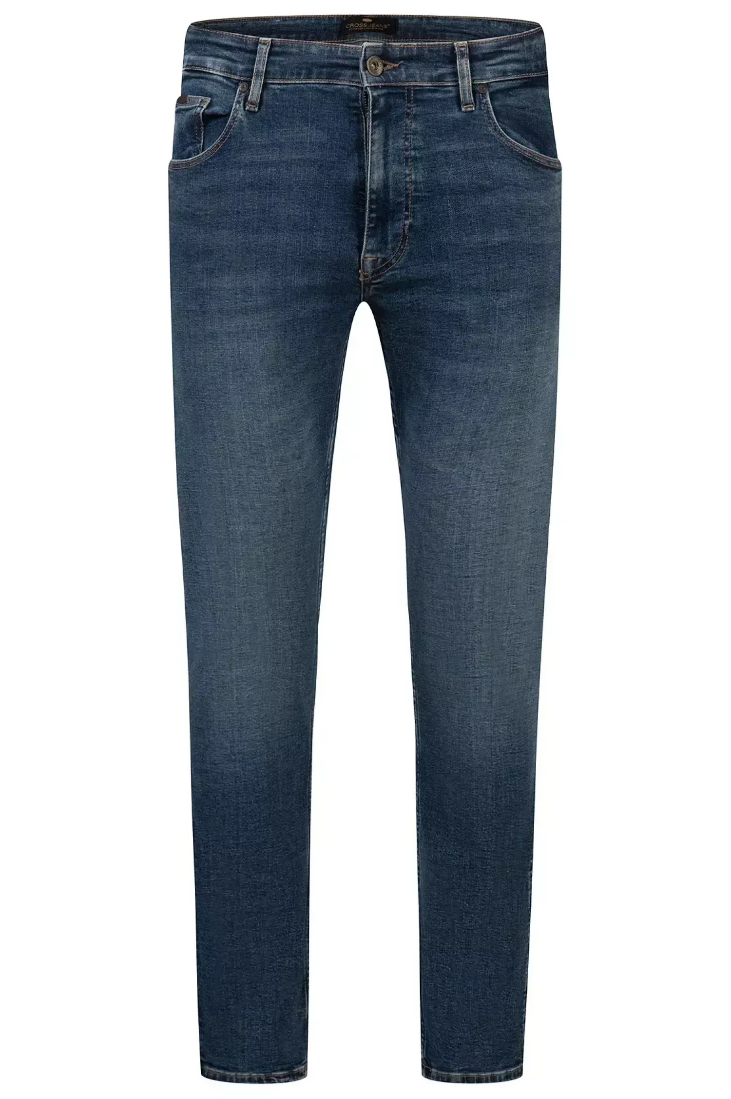 Jeansy męskie granatowe Regular Fit Greg C 132-134<Cross Jeans New