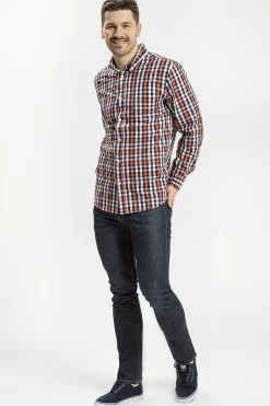 Jeansy męskie granatowe Regular Fit Tapered F 152-143<Cross Jeans New