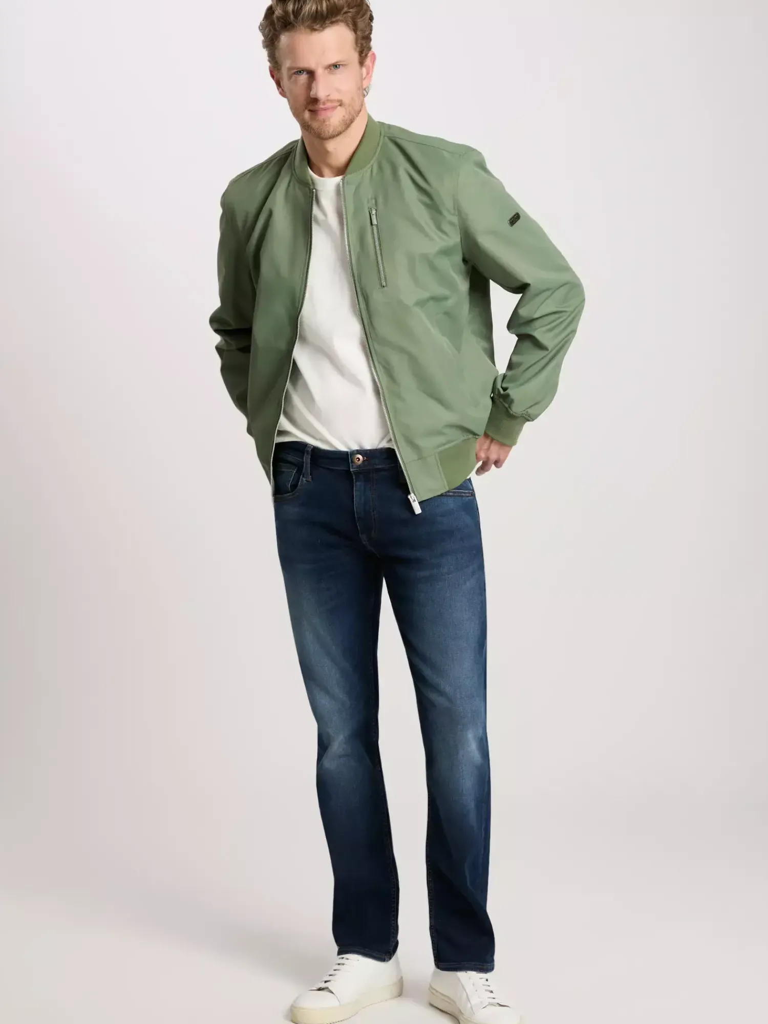 Jeansy męskie granatowe Slim Fit Damien E 198-091<Cross Jeans Clearance