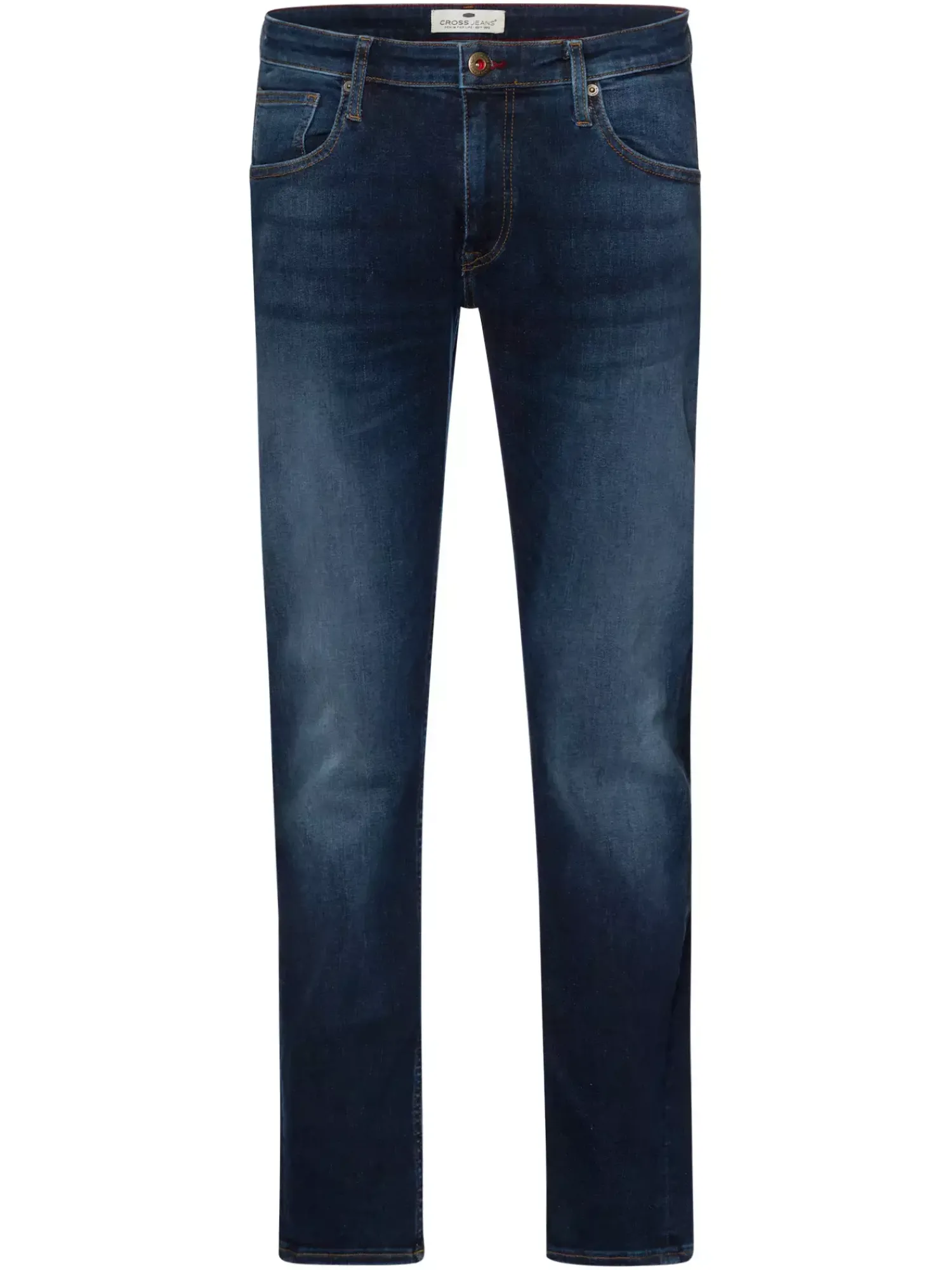 Jeansy męskie granatowe Slim Fit Damien E 198-091<Cross Jeans Clearance