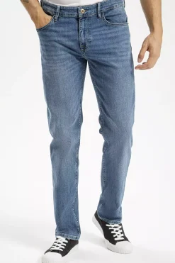 Jeansy męskie niebieskie Regular Fit Jack F 194-700<Cross Jeans Online