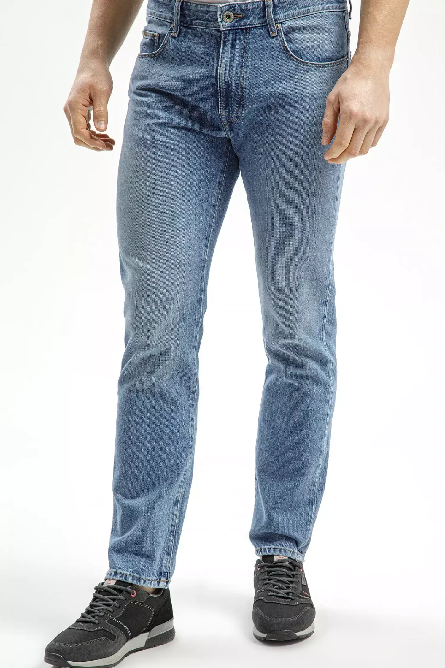 Jeansy męskie niebieskie Regular Fit Greg C 132-129<Cross Jeans Outlet