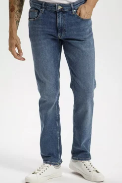 Jeansy męskie niebieskie Regular Fit Greg C 132-115<Cross Jeans Best