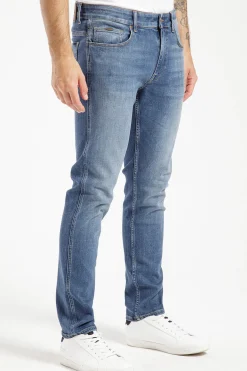 Jeansy męskie niebieskie Slim Fit Trammer E 169-104<Cross Jeans Sale