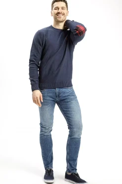 Jeansy męskie niebieskie Slim Fit Blake E 185-226<Cross Jeans Online