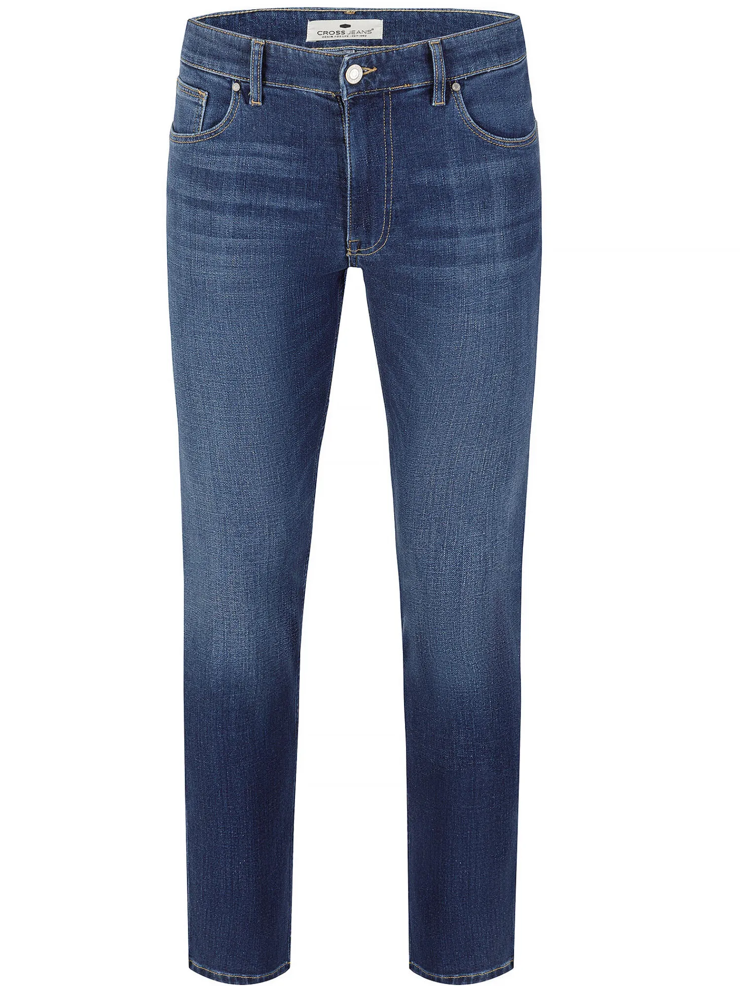 Jeansy męskie niebieskie Slim Fit Trammer E 169-090<Cross Jeans Clearance
