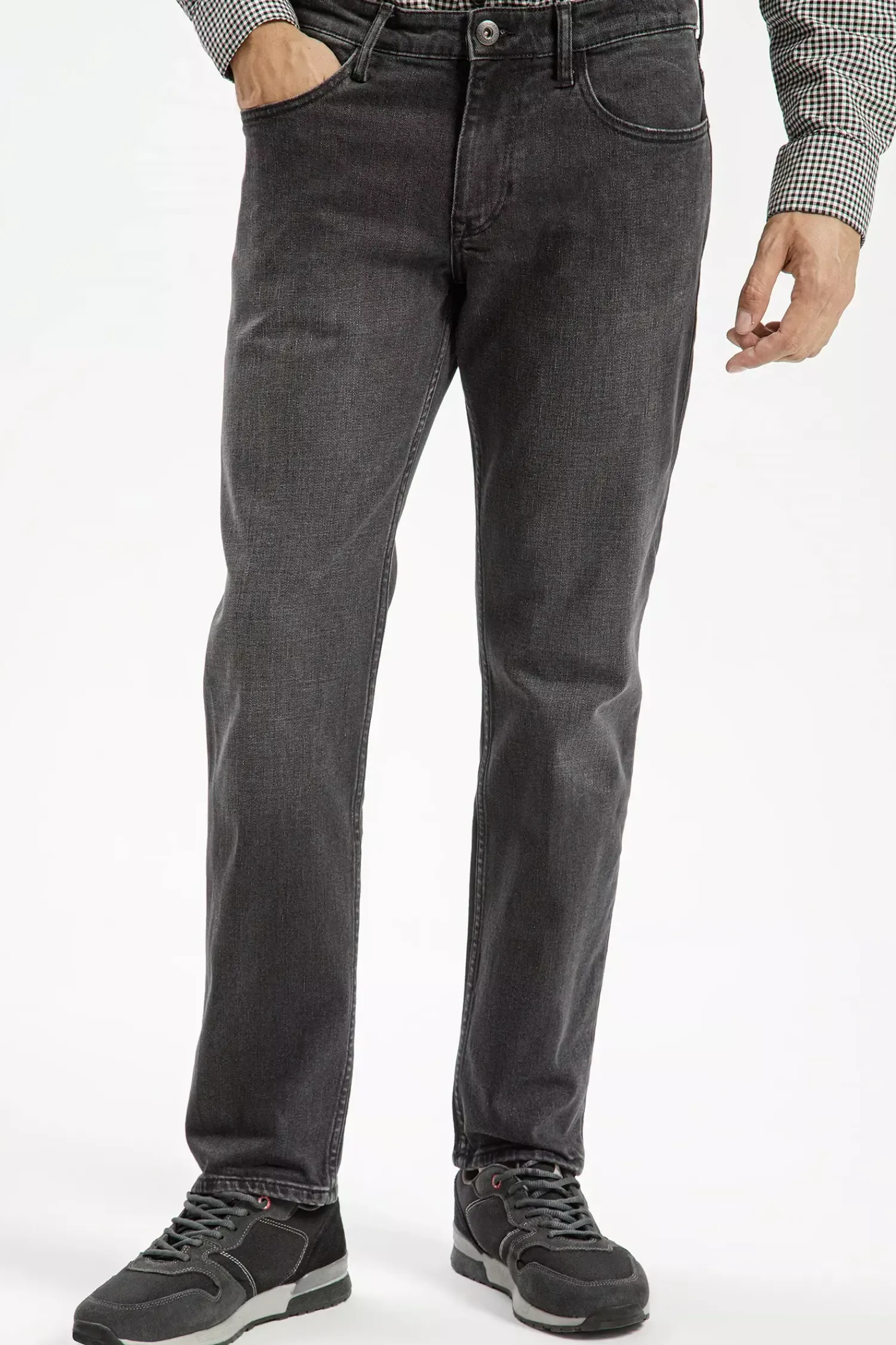 Jeansy męskie szare Relaxed Antonio E 161-311<Cross Jeans Best