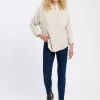 Koszula damska beżowa 75366-009<Cross Jeans Online