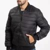 Kurtka bomberka męska czarna 40243-020<Cross Jeans Discount