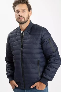 Kurtka bomberka męska granatowa 40243-001<Cross Jeans Best