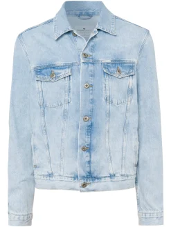 Kurtka męska jeansowa A 315-066<Cross Jeans Best