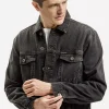 Kurtka męska jeansowa czarna A 320-019<Cross Jeans Hot