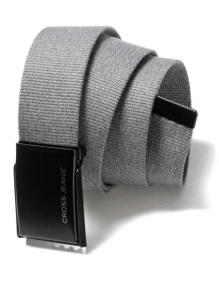 Pasek parciany męski szary 0561K-004 GREY MELANGE<Cross Jeans Hot