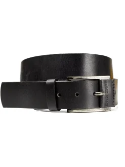 Pasek skórzany męski czarny 0620K-020<Cross Jeans Discount
