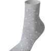 Skarpetki długie damskie szare w kropki 0564P-019 GREY<Cross Jeans Hot