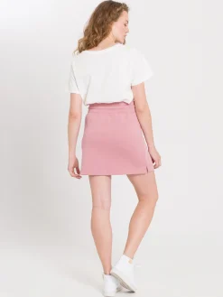 Spódnica damska różowa dresowa 80105-520 LIGHT ROSE<Cross Jeans Discount