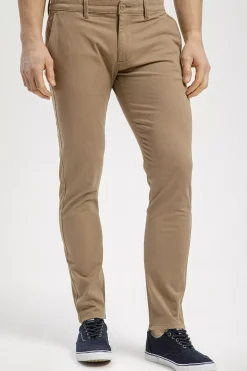 Spodnie męskie chino beżowe E 120-169<Cross Jeans Sale
