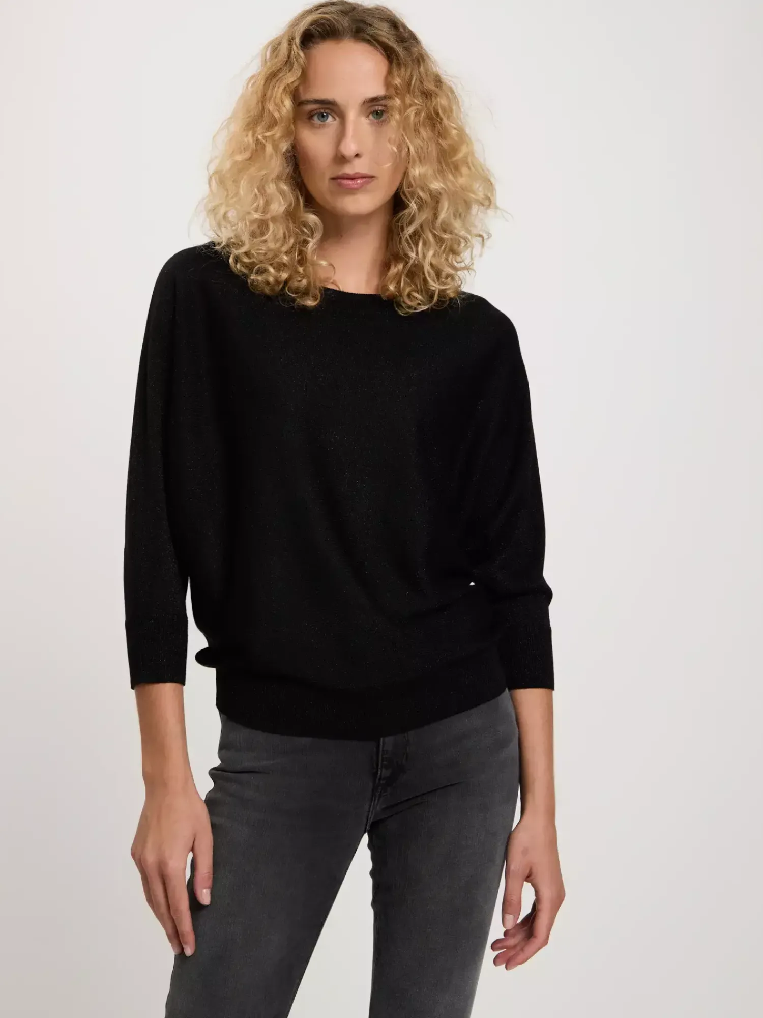 Sweter damski czarny 73338-020<Cross Jeans Online