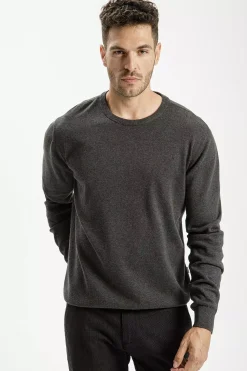 Sweter męski grafitowy 34228-021<Cross Jeans Online